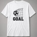 Goal Soccer Net Unisex T-Shirt - White
