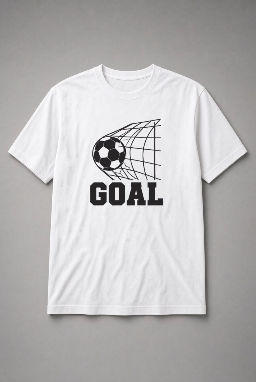 Goal Soccer Net Unisex T-Shirt - White